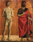 Piero della Francesca St.Sebastian and St.John the Baptist China oil painting reproduction